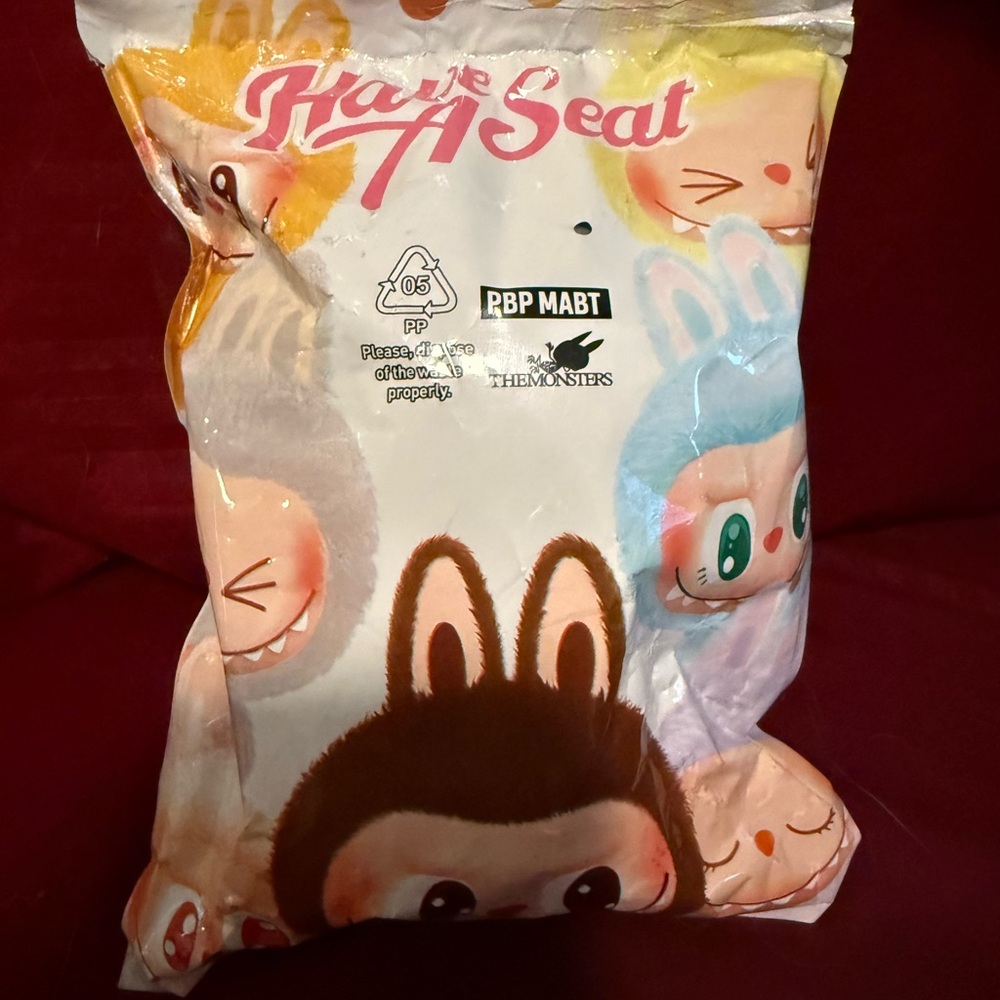 NWT Labubu Have A Seat Plush Toy